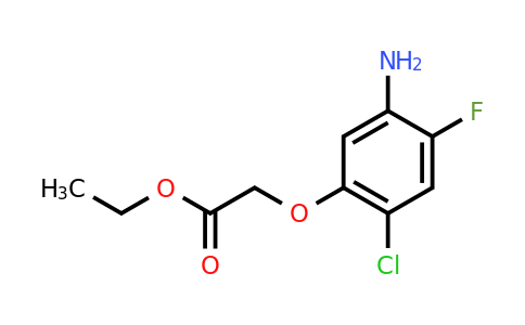 CAS 91920-52-4 | Ethyl 2-(5-amino-2-chloro-4-fluorophenoxy)acetate