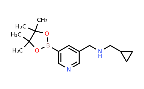 CAS 919347-13-0 | 1-Cyclopropyl-N-((5-(4,4,5,5-tetramethyl-1,3,2-dioxaborolan-2-yl)pyridin-3-yl)methyl)methanamine