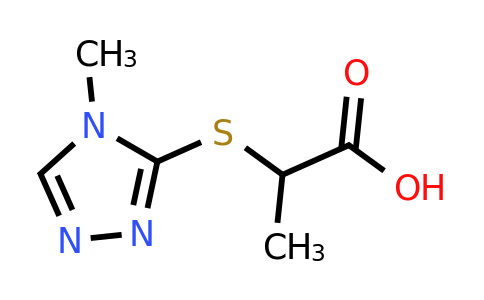 CAS 919465-98-8 | 2-[(4-Methyl-4H-1,2,4-triazol-3-yl)sulfanyl]propanoic acid