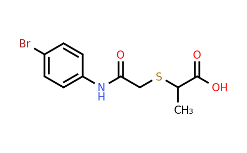 CAS 919466-75-4 | 2-({[(4-bromophenyl)carbamoyl]methyl}sulfanyl)propanoic acid