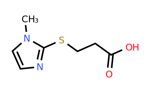 CAS 919467-05-3 | 3-[(1-Methyl-1H-imidazol-2-yl)sulfanyl]propanoic acid