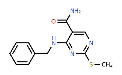 CAS 919486-26-3 | 4-(Benzylamino)-2-(methylthio)pyrimidine-5-carboxamide