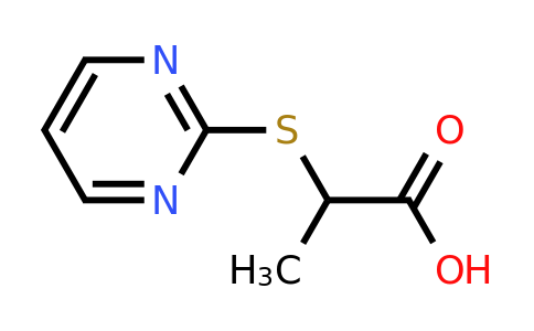 CAS 919617-50-8 | 2-(Pyrimidin-2-ylsulfanyl)propanoic acid
