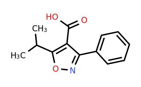 CAS 92029-28-2 | 5-Isopropyl-3-phenylisoxazole-4-carboxylic acid