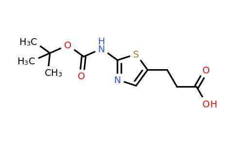 CAS 920313-46-8 | 3-(2-{[(tert-butoxy)carbonyl]amino}-1,3-thiazol-5-yl)propanoic acid
