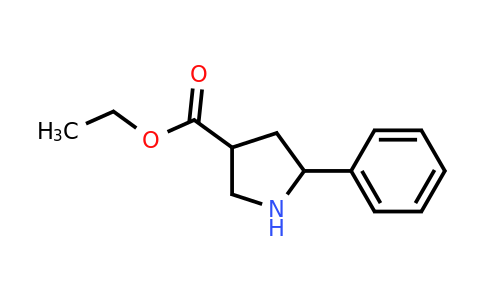 CAS 92041-21-9 | 5-Phenyl-pyrrolidine-3-carboxylic acid ethyl ester