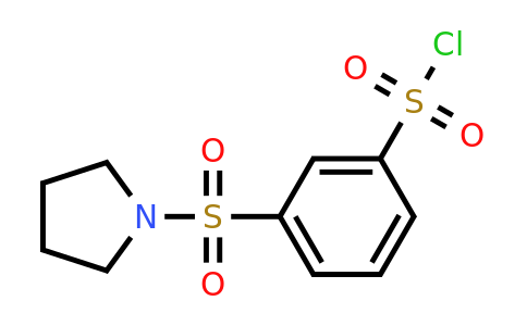 CAS 920449-65-6 | 3-(Pyrrolidine-1-sulfonyl)benzene-1-sulfonyl chloride