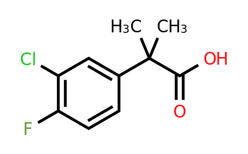 CAS 920501-65-1 | 2-(3-chloro-4-fluorophenyl)-2-methylpropanoic acid