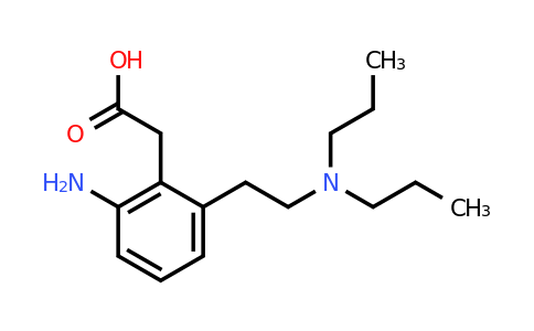 CAS 920755-10-8 | 2-(2-Amino-6-(2-(dipropylamino)ethyl)phenyl)acetic acid