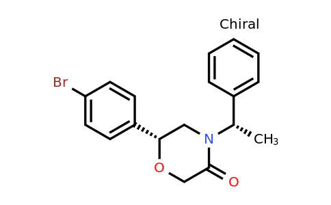 CAS 920801-93-0 | (6R)-6-(4-bromophenyl)-4-[(1S)-1-phenylethyl]morpholin-3-one