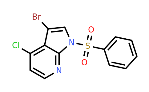 CAS 920966-51-4 | 3-Bromo-4-chloro-1-(phenylsulfonyl)-1H-pyrrolo[2,3-B]pyridine
