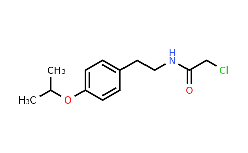 CAS 92105-53-8 | 2-Chloro-N-{2-[4-(propan-2-yloxy)phenyl]ethyl}acetamide
