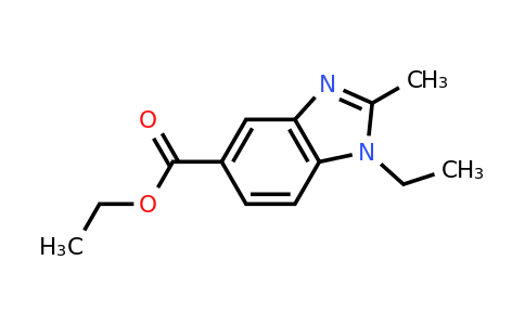 CAS 92108-02-6 | ethyl 1-ethyl-2-methyl-1H-1,3-benzodiazole-5-carboxylate