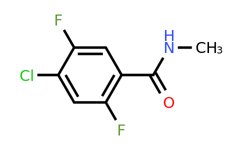 CAS 921213-29-8 | 4-Chloro-2,5-difluoro-N-methylbenzamide