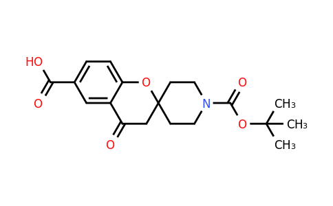 CAS 921760-85-2 | tert-Butyl 6-carboxy-4-oxospiro[chroman-2,4'-piperidine]-1'-carboxylate