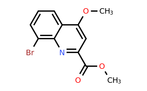 CAS 921760-93-2 | Methyl 8-bromo-4-methoxyquinoline-2-carboxylate