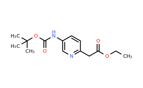 CAS 921940-82-1 | ethyl 2-(5-{[(tert-butoxy)carbonyl]amino}pyridin-2-yl)acetate
