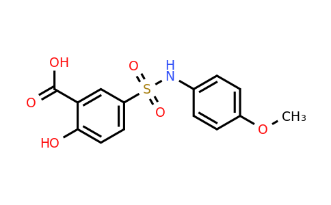 CAS 92200-76-5 | 2-Hydroxy-5-(N-(4-methoxyphenyl)sulfamoyl)benzoic acid