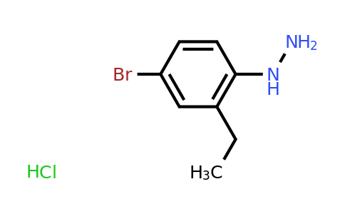 CAS 922511-05-5 | (4-bromo-2-ethylphenyl)hydrazine hydrochloride