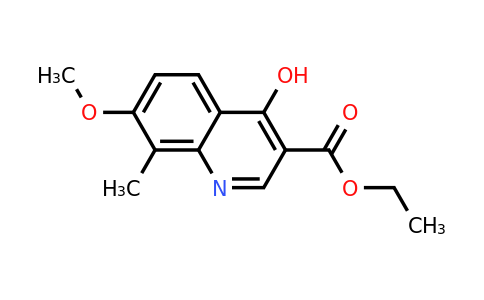 CAS 922520-00-1 | Ethyl 4-hydroxy-7-methoxy-8-methylquinoline-3-carboxylate
