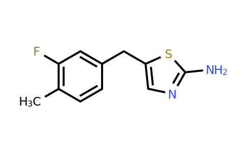CAS 923133-90-8 | 5-[(3-Fluoro-4-methylphenyl)methyl]-1,3-thiazol-2-amine