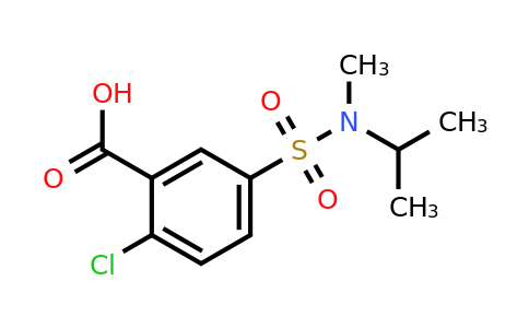 CAS 92316-53-5 | 2-Chloro-5-(N-isopropyl-N-methylsulfamoyl)benzoic acid