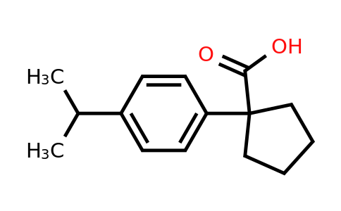 CAS 923170-30-3 | 1-[4-(Propan-2-yl)phenyl]cyclopentane-1-carboxylic acid