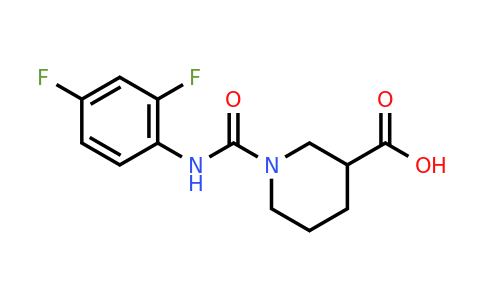 CAS 923207-45-8 | 1-[(2,4-Difluorophenyl)carbamoyl]piperidine-3-carboxylic acid