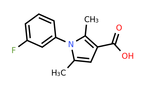 CAS 923210-15-5 | 1-(3-Fluorophenyl)-2,5-dimethyl-1H-pyrrole-3-carboxylic acid