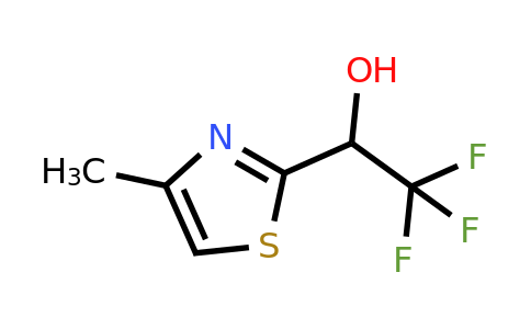 CAS 923215-80-9 | 2,2,2-Trifluoro-1-(4-methyl-1,3-thiazol-2-yl)ethan-1-ol