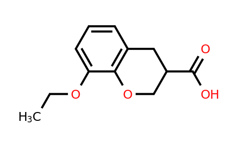 CAS 923243-36-1 | 8-Ethoxy-3,4-dihydro-2H-1-benzopyran-3-carboxylic acid