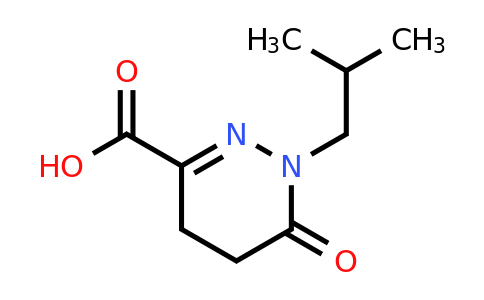CAS 923249-37-0 | 1-(2-Methylpropyl)-6-oxo-1,4,5,6-tetrahydropyridazine-3-carboxylic acid