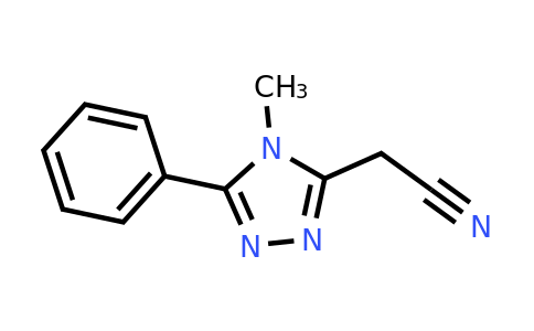 CAS 923254-73-3 | 2-(4-Methyl-5-phenyl-4H-1,2,4-triazol-3-yl)acetonitrile