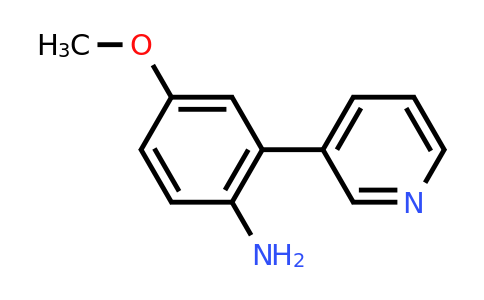 CAS 923293-14-5 | 4-Methoxy-2-(pyridin-3-yl)aniline