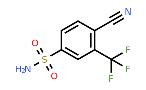 CAS 923676-92-0 | 4-Cyano-3-(trifluoromethyl)benzenesulfonamide