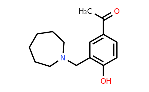 CAS 923677-22-9 | 1-[3-(Azepan-1-ylmethyl)-4-hydroxyphenyl]ethan-1-one