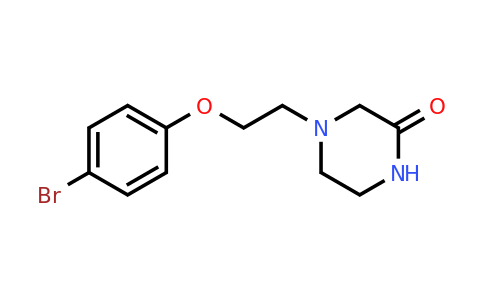 CAS 923681-73-6 | 4-[2-(4-Bromophenoxy)ethyl]piperazin-2-one