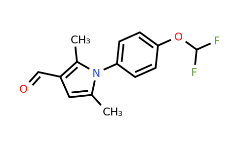 CAS 923749-90-0 | 1-[4-(Difluoromethoxy)phenyl]-2,5-dimethyl-1H-pyrrole-3-carbaldehyde