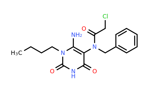 CAS 923762-54-3 | N-(6-Amino-1-butyl-2,4-dioxo-1,2,3,4-tetrahydropyrimidin-5-yl)-N-benzyl-2-chloroacetamide