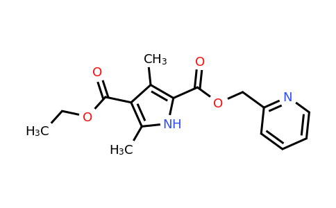 CAS 923767-67-3 | 4-ethyl 2-(pyridin-2-yl)methyl 3,5-dimethyl-1H-pyrrole-2,4-dicarboxylate