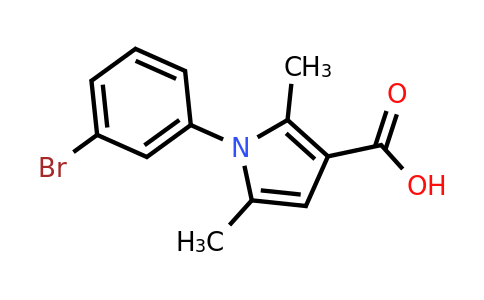 CAS 923791-44-0 | 1-(3-Bromophenyl)-2,5-dimethyl-1H-pyrrole-3-carboxylic acid