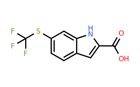 CAS 923800-95-7 | 6-[(Trifluoromethyl)sulfanyl]-1H-indole-2-carboxylic acid