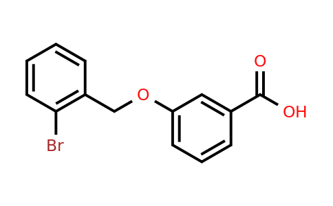 CAS 923809-38-5 | 3-[(2-Bromophenyl)methoxy]benzoic acid