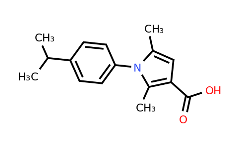 CAS 923821-08-3 | 1-(4-Isopropylphenyl)-2,5-dimethyl-1H-pyrrole-3-carboxylic acid