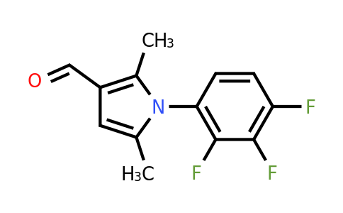 CAS 923832-17-1 | 2,5-Dimethyl-1-(2,3,4-trifluorophenyl)-1H-pyrrole-3-carbaldehyde