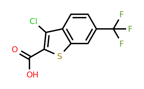 CAS 923849-73-4 | 3-Chloro-6-(trifluoromethyl)benzo[b]thiophene-2-carboxylic acid