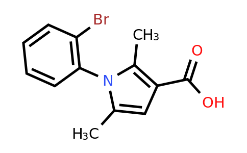 CAS 923863-66-5 | 1-(2-Bromophenyl)-2,5-dimethyl-1H-pyrrole-3-carboxylic acid