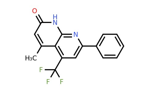 CAS 923885-07-8 | 4-methyl-7-phenyl-5-(trifluoromethyl)-1,2-dihydro-1,8-naphthyridin-2-one