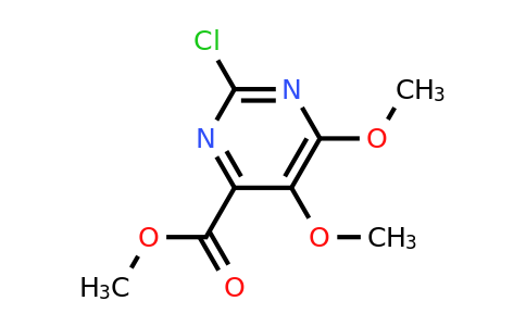 CAS 923938-13-0 | Methyl 2-chloro-5,6-dimethoxypyrimidine-4-carboxylate