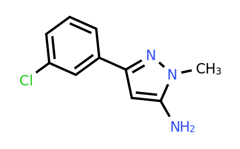 CAS 92406-44-5 | 5-(3-Chloro-phenyl)-2-methyl-2H-pyrazol-3-ylamine